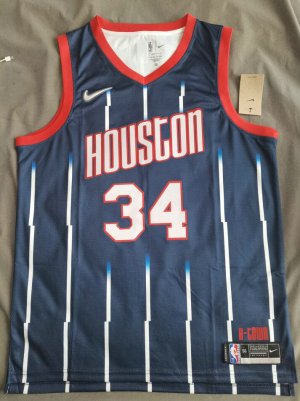 NBA 34 Olajuwon Rockets 21-22 City 75th Anniversary Maillot